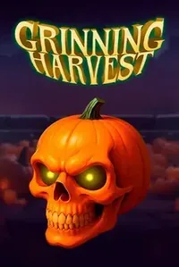 Grinning Harvest pumpkin skull, USpin UK slot